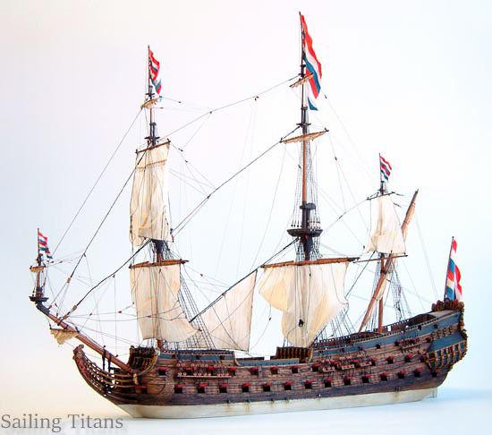 Hollandia build in 1665 model
