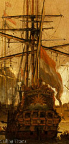 Rijzende Zon build in 1665 painted by WvV the Younger