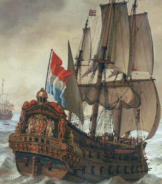 Aemilia build in 1632 painted by Reinier Nooms