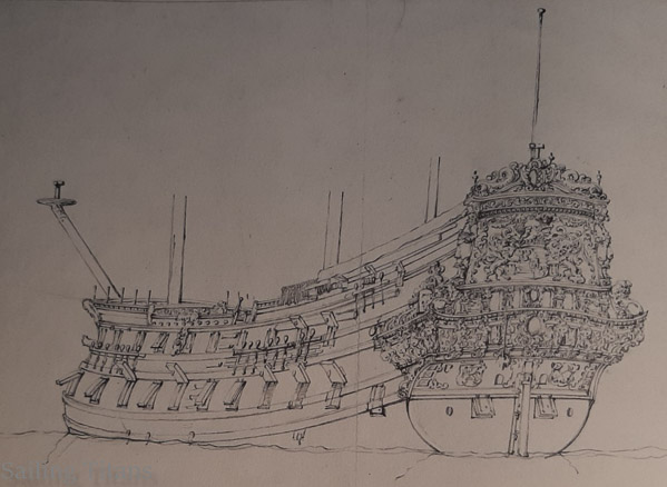 Duivenvoorde build in 1655 painted by WvV the Elder