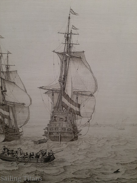 Edam build in 1641 painted by WvV the Elder -3