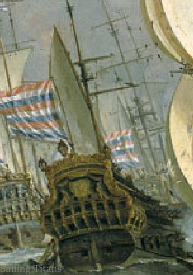 Eendracht build in 1666  painted by Abraham Storck