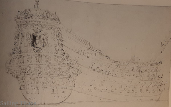 Gelderland build in 1654 painted by WvV the Elder