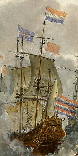Gouda build in 1665 painted by Abraham  Storck