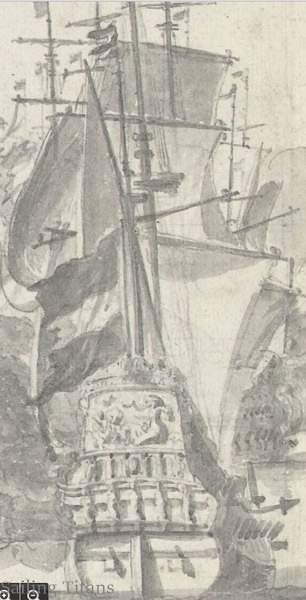 Jonas en de Walvis build in 1653 painted by WvV the Elder