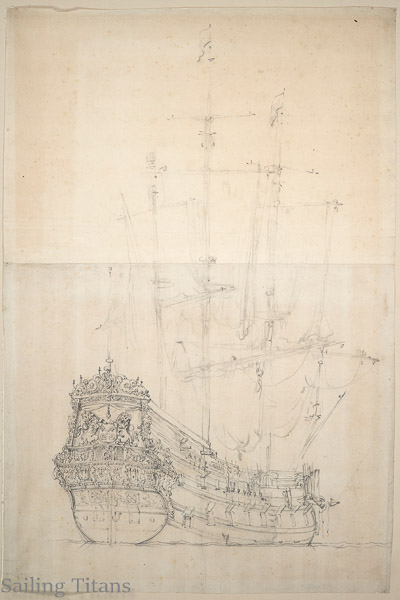 Leiden build in1647 painted by WvV the Younger