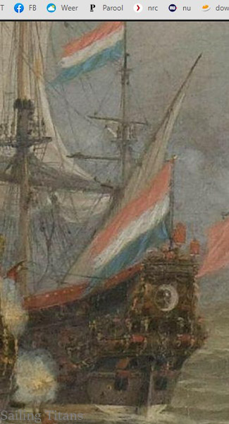 Maan  Halve  build in 1643 painted by WvV the Younger