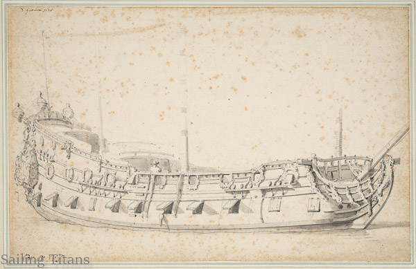 Phoenix build in 1671 painted by WvV the Younger-2