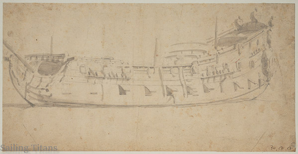 Phoenix build in 1671 painted by WvV the Younger