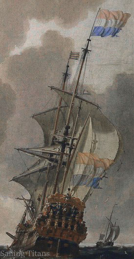 Spiegel build in 1663  painted byWvV the Younger
