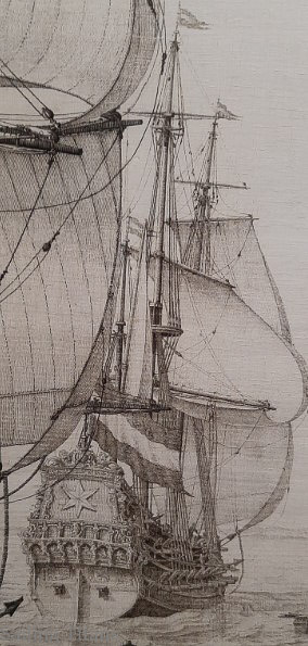 Ster build in 1644 painted by WvV the Elder-3