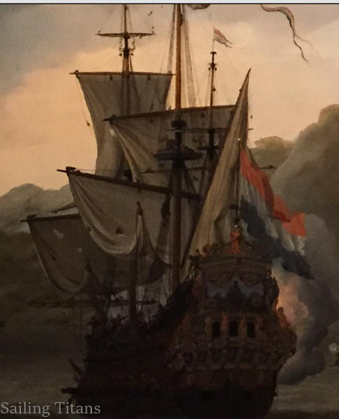 Tijdverblijf  Huis build in 1654 painted by WvV the Younger-2