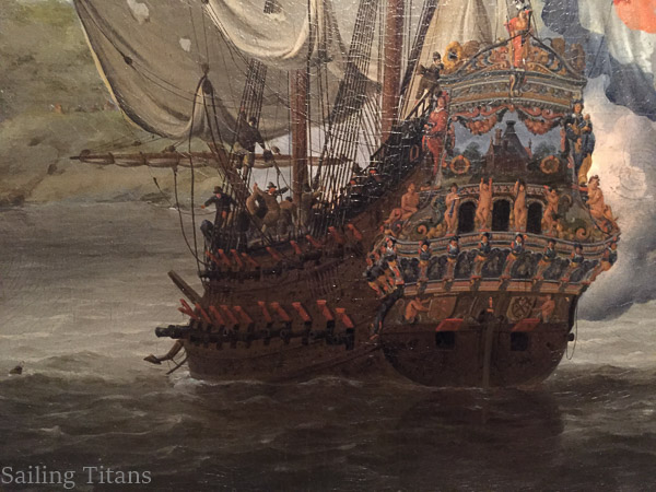 Tijdverblijf  Huis build in 1654 painted by WvV the Younger