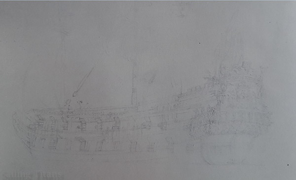 Utrecht build in 1653 painted by WvV the Elder