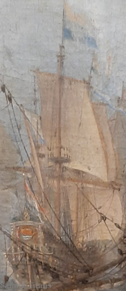 Vlissingen build in 1653 painted by Abrahamm Beerstraaten