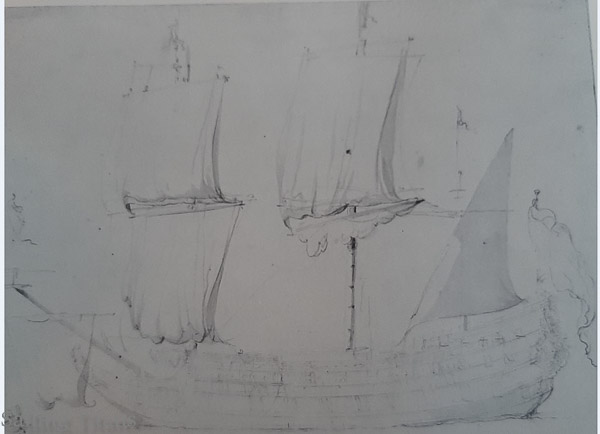 Vrede build in 1650 painted by WvV the Elder