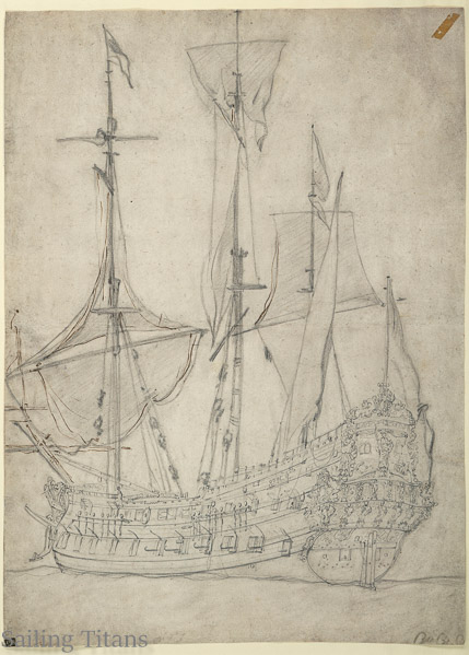 Vrede build in 1650 painted by WvV the Younger-2