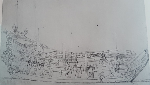 Vrijheid build in 1651 painted by WvV the Elder