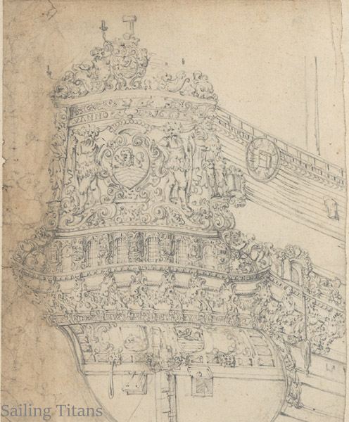 Walcheren build in 1666  painted by WvV the Younger