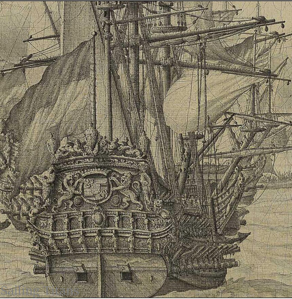 Wassenaer build in 1666 painted by WvV the Elder