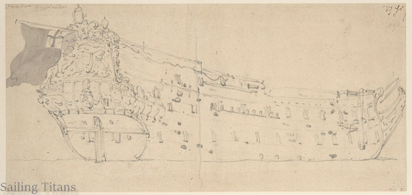 Wassenaer build in 1666 painted by WvV the Younger