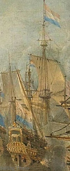 Witte Lam het build in 1650 painted by Abrahams Beerstraaten 