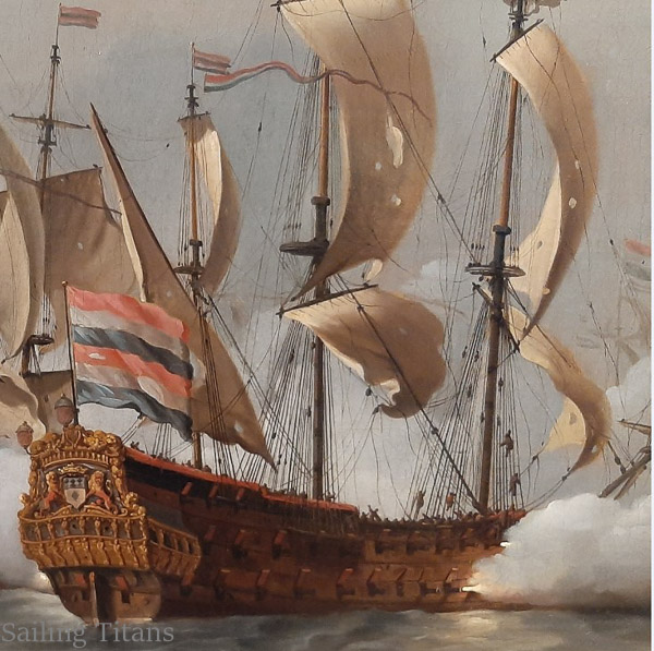 Woerden build in 1667 painted by WvV the Younger