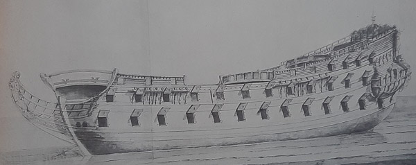 Zeeland not sur build in 1685 painted by WvV the Elder