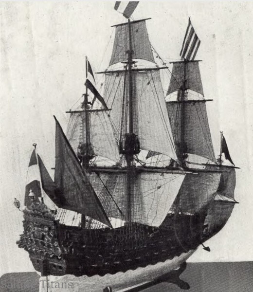 Zeelandia build in 1653 model