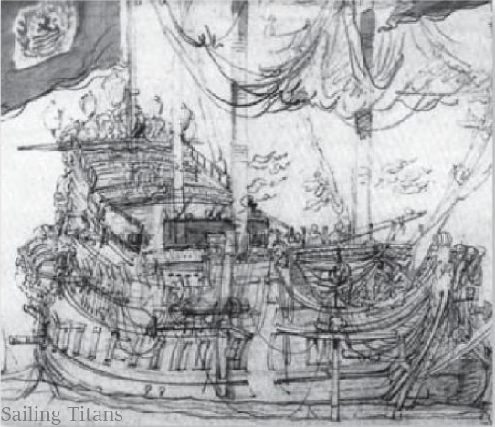 Zeelandia build in 1653  painted by Willem van de Velde