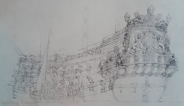 Zeelandia build in 1653 painted by WvV the Elder-2