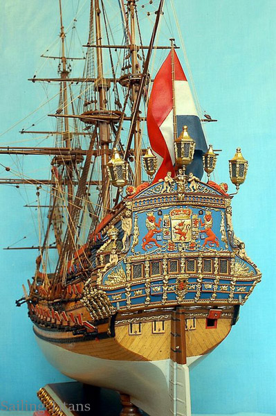 Zeven provincien build in 1665 model