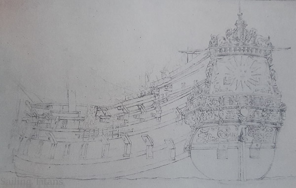 Zon build in 1640 painterd by WvV the Elder