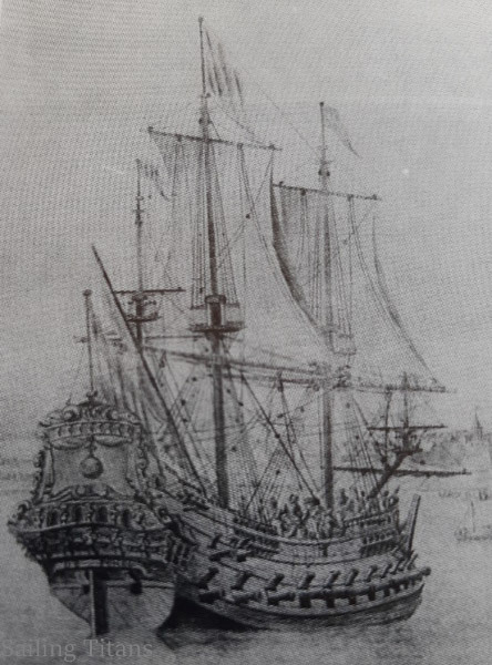 Parel build in 1651 painted by Cornelis Mooij